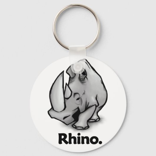 Rhino Rhino. Sleutelhanger (Voorkant)