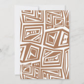 Rhino Safari uitnodiging (Achterkant)