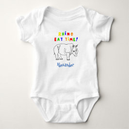 Rhino schattige baby-kostuums romper