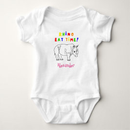 Rhino schattige baby-kostuums romper