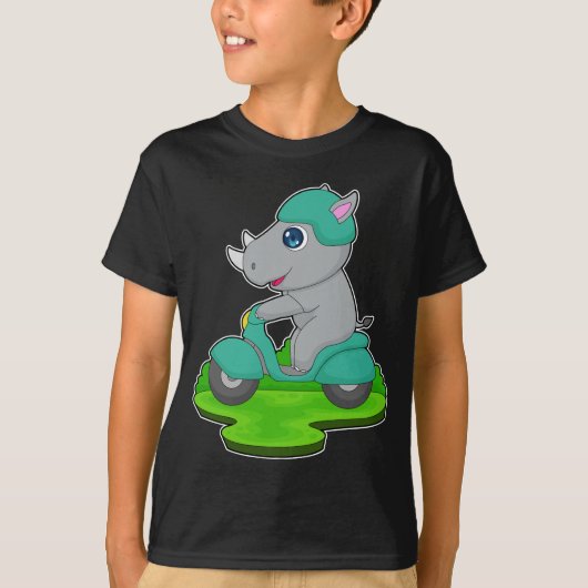 Rhino Scooter T-shirt (Voorkant)