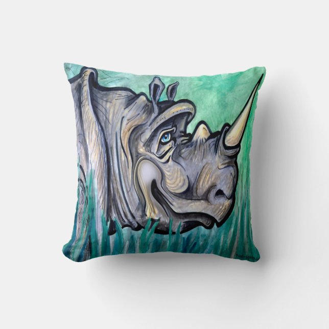 Rhino-Sierkussen Kussen (Voorkant)