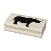 Rhino Silhouette Art Stempel (Stempel)