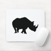 Rhino Silhouette Muismat (Met muis)