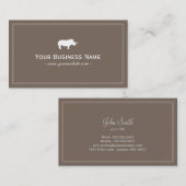 Rhino Simple Lijst Plain Classy Visitekaartje (Voorkant / Achterkant)