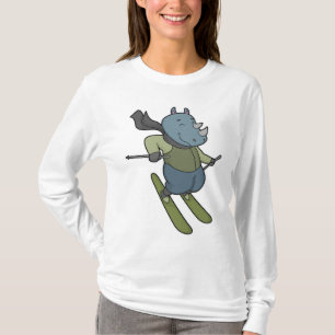 Rhino Skier Ski T-shirt