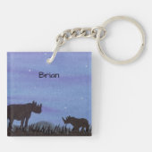 Rhino Sleutelhanger (Achterkant)