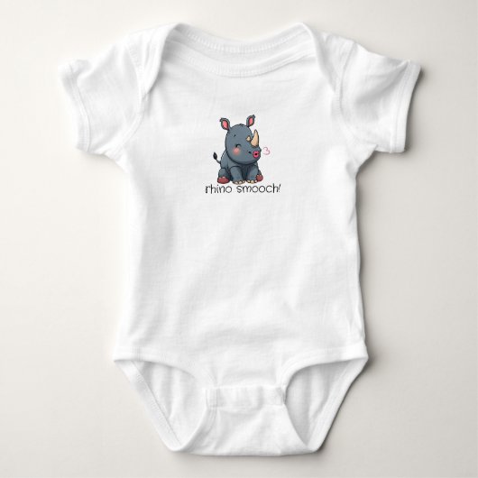 Rhino Smooch! baby bodysuit (Voorkant)