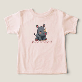 Rhino Smooch! (Rood-achtige belettering) baby body