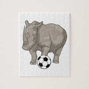 Rhino Soccer Soccer Legpuzzel