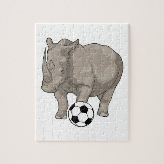 Rhino Soccer Soccer Legpuzzel (Verticaal)