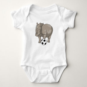 Rhino Soccer Soccer Romper