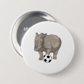 Rhino Soccer Soccer Ronde Button 7,6 Cm (Voorkant /achterkant)