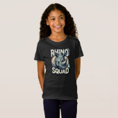 Rhino Squad" - Sta Sterk Samen T-shirt (Voorkant volledig)