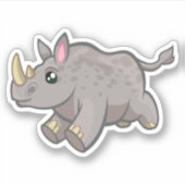 Rhino Sticker (Voorkant)