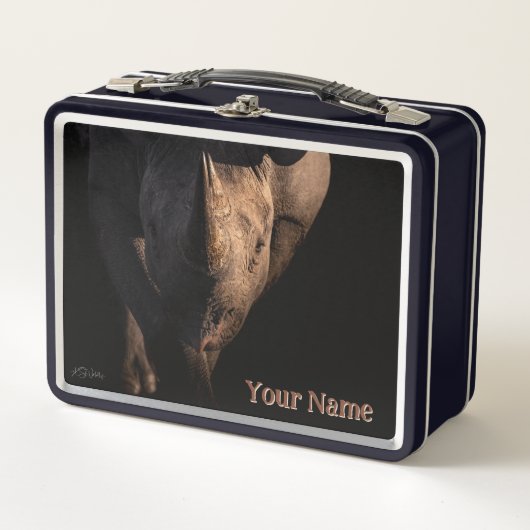 Rhino Strength Lunch Box – Aangepast cadeau (Voorkant)