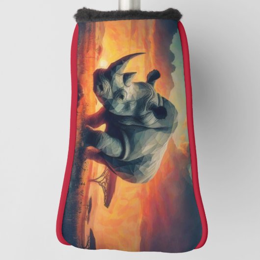 Rhino Sunset Safari Golfheadcover (Draai 90)