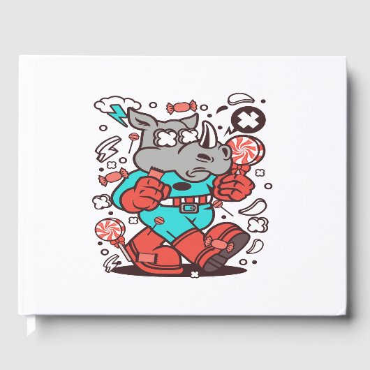 Rhino Super Snoep Gastenboek (Voorkant)