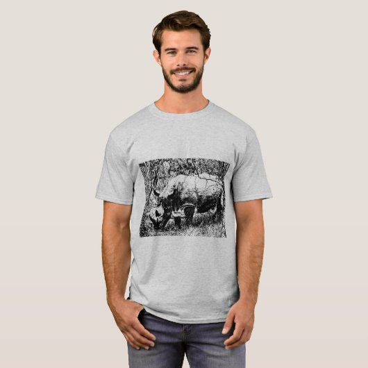 rhino t-shirt (Voorkant volledig)
