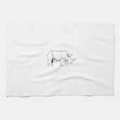 Rhino Theedoek (Horizontaal)