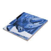 Rhino Tile, kijk, personaliseer je Tegeltje (Zijkant)