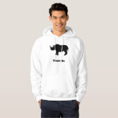 Rhino Trust Me zwart Hoodie (Voorkant volledig)