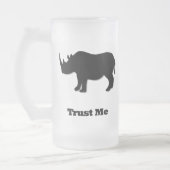 Rhino Trust Me zwart Matglas Bierpul (Links)