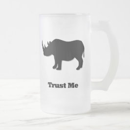Rhino Trust Me zwart Matglas Bierpul
