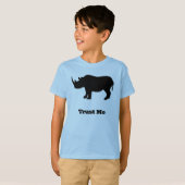 Rhino Trust Me zwart T-shirt (Voorkant volledig)