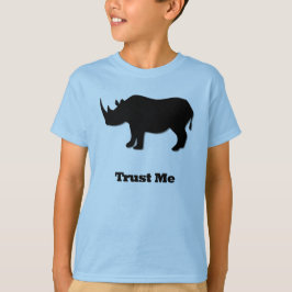 Rhino Trust Me zwart T-shirt