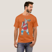 Rhino volleybalspeler Volleybal T-shirt (Voorkant volledig)