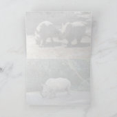 Rhino Wenskaart AK Kaart (Binnen)