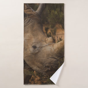 RHINO WILDE DIEREN BADHANDDOEK