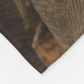 RHINO WILDE DIEREN FLEECE DEKEN (Hoek)