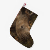 RHINO WILDE DIEREN KLEINE KERSTSOK (Voorkant (Hangend))