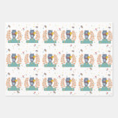 Rhino wint de Champion Illustratie Inpakpapier Vel (Voorkant)