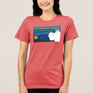 RHINOCARD: INSTINCT TO CHARGE by Sandra Boynton Tri-Blend Shirt