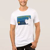 RHINOCARD: INSTINCT TO CHARGE by Sandra Boynton Tri-Blend Shirt (Voorkant)