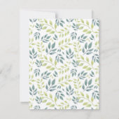 Rhinoceros Baby Shower Uitnodigingen (Achterkant)