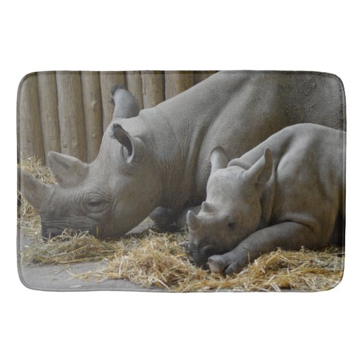 Rhinoceros Badmat (Voorkant)