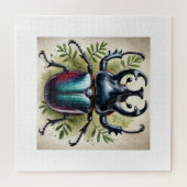Rhinoceros Beetle 310824IREF209 - Watercolor Legpuzzel (Horizontaal)