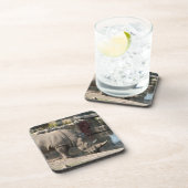 Rhinoceros Bier Onderzetter (Rechterzijde)