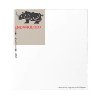 RHINOCEROS - Blocnote - klein