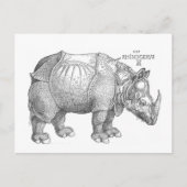 Rhinoceros Briefkaart (Voorkant)