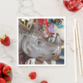 Rhinoceros Carousel Ride on Merry-Go-Round Servet (Insitu)