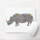 Rhinoceros-Cheetah Muismat (Met muis)