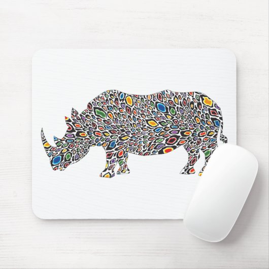 Rhinoceros-Cheetah Muismat (Met muis)