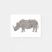 Rhinoceros-Cheetah Post-it® Notes (Voorkant)