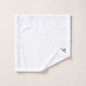 Rhinoceros Design Met Monogram Bad Handdoek (Wasdoekje)