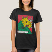 Rhinoceros Drink Animal Comic T-shirt (Voorkant)